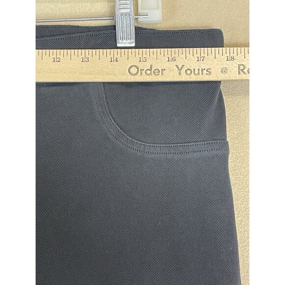 Spanx Pants Womens 1X Black Jean-Ish Ankle Leggings High Rise Stretch Pull On - Picture 5 of 13